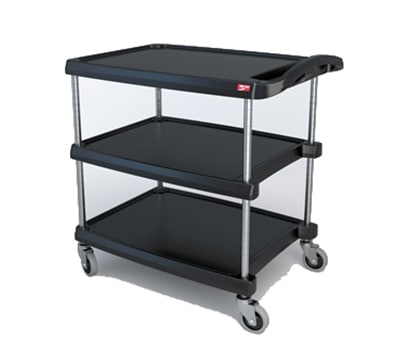 Metro BC203034BL Utility Cart - 3-Shelf, 400-lb Capacity, Blue