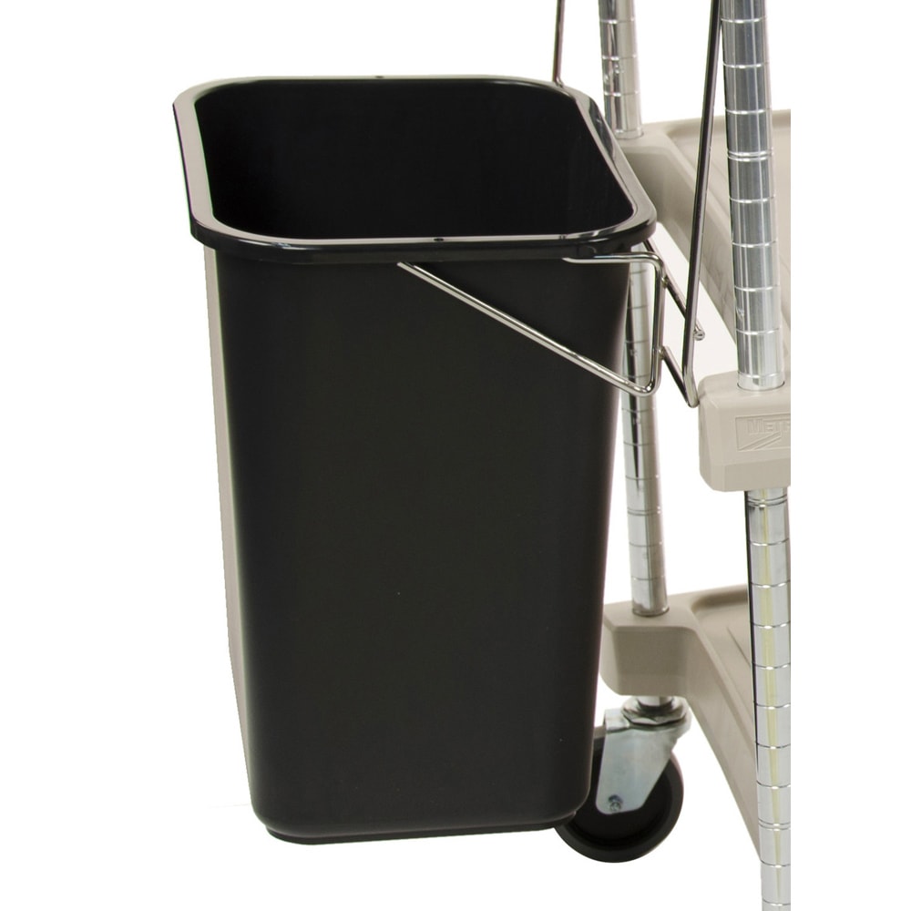 CC11TH03 - Bussing Cart Trash Bin 7 Gallon - Black