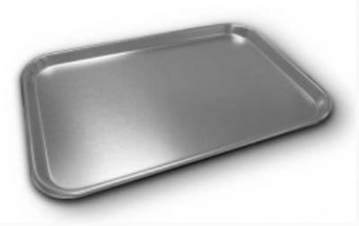 Polar Ware 3612 Fourth Size Bun Pan with Rolled Bead, 13 x 9-1/2 x 1/2 in, Aluminum
