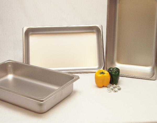 Polar Ware IE112 The Edge Full Size Steam Table Pan, 2-1/2 in Deep, Stainless Steel