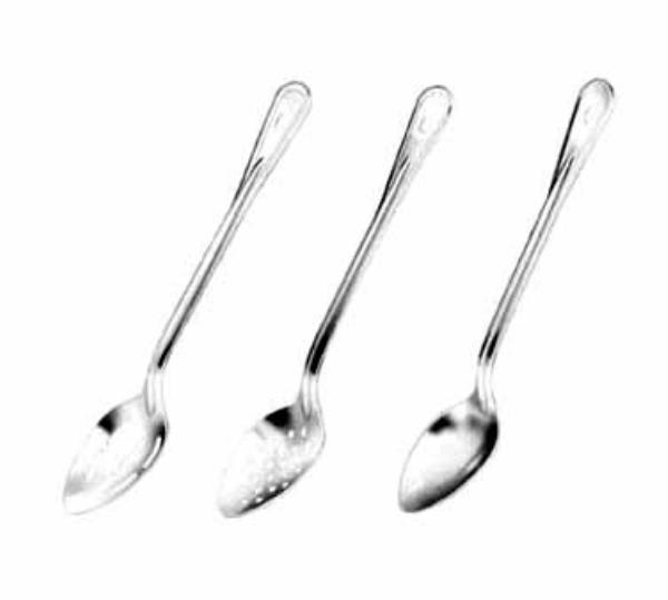 Polar Ware T1213 Spoon, 13 in, Solid, Stainless Steel, NSF