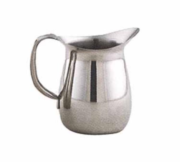 Polar Ware T9202 2 qt Water Pitcher, Stainless Steel, Bell Shaped