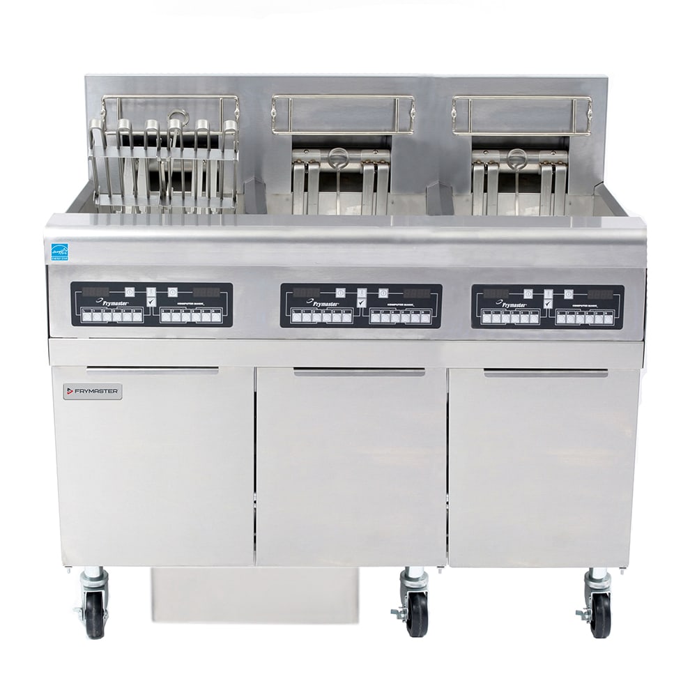 Frymaster FPRE317TC Electric Fryer (3) 50 lb Vats, Floor Model, 240v/1ph