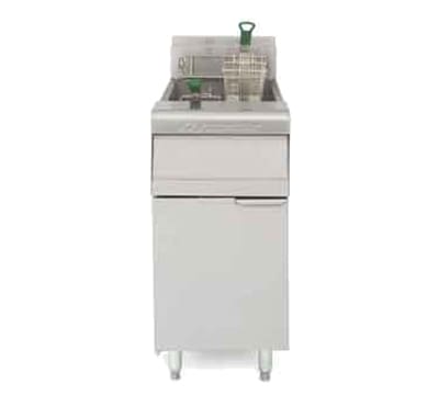Frymaster MJ35 Gas Fryer - (1) 40-lb Vat, Floor Model, LP