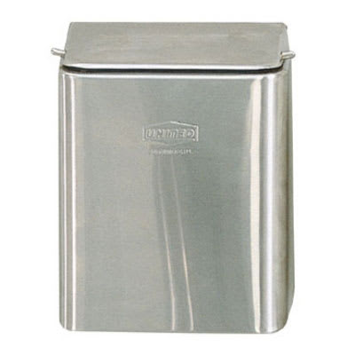 Rubbermaid FG11SS Sanitary Napkin Receptacle - Wall Mount, (3) Bags, Steel, Stainless