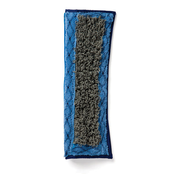 Rubbermaid 1791794 Microfiber Rough-Surface Wet Mop Head - Double-Sided, Blue