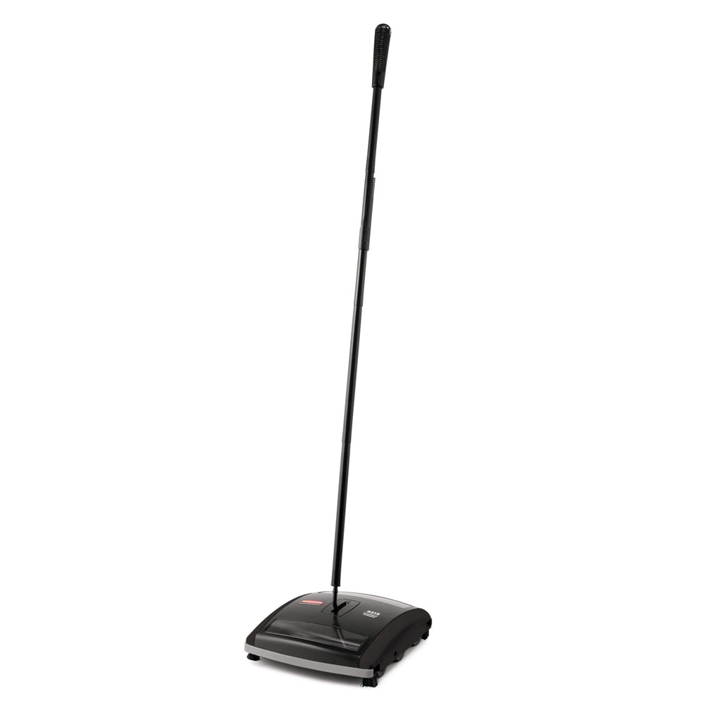 Black Galvanized Steel Rubbermaid Commercial Executive Series Brushless Mechanical Carpet Sweeper FG421588BLA 