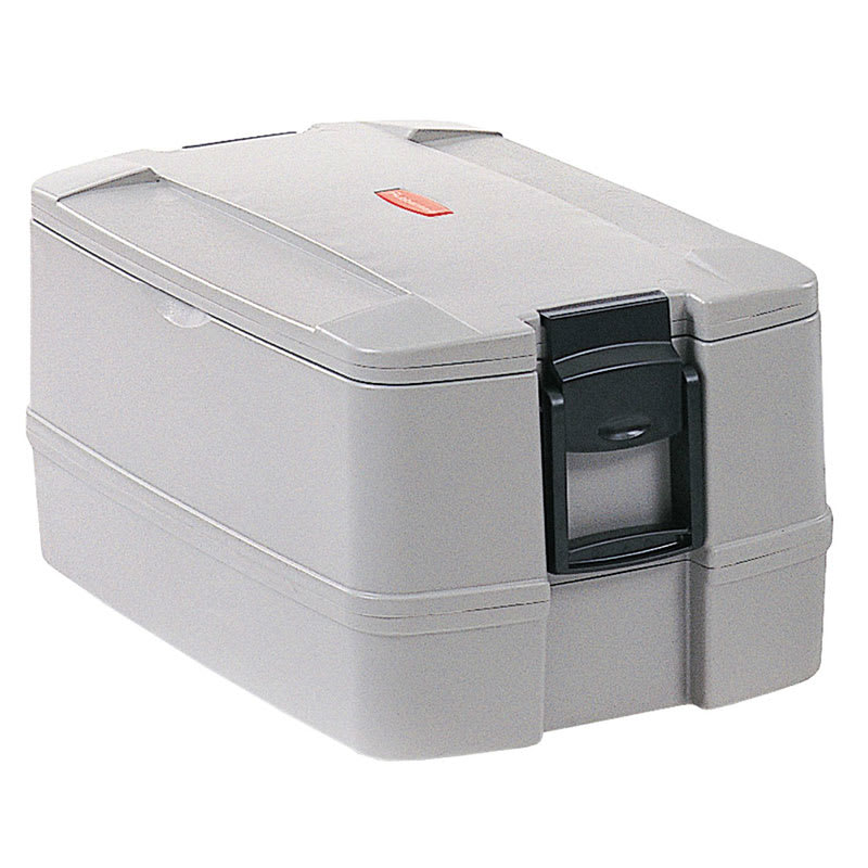 Rubbermaid FG940700PLAT CaterMax 50 Insulated Carrier - Four Pan, Platinum
