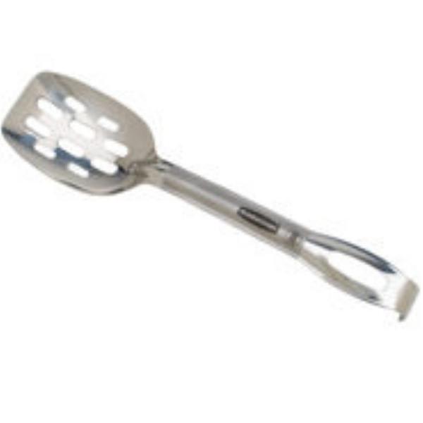 Rubbermaid 9G0500 0000 11 in Heavy Duty Slotted Spoon, Stainless Steel