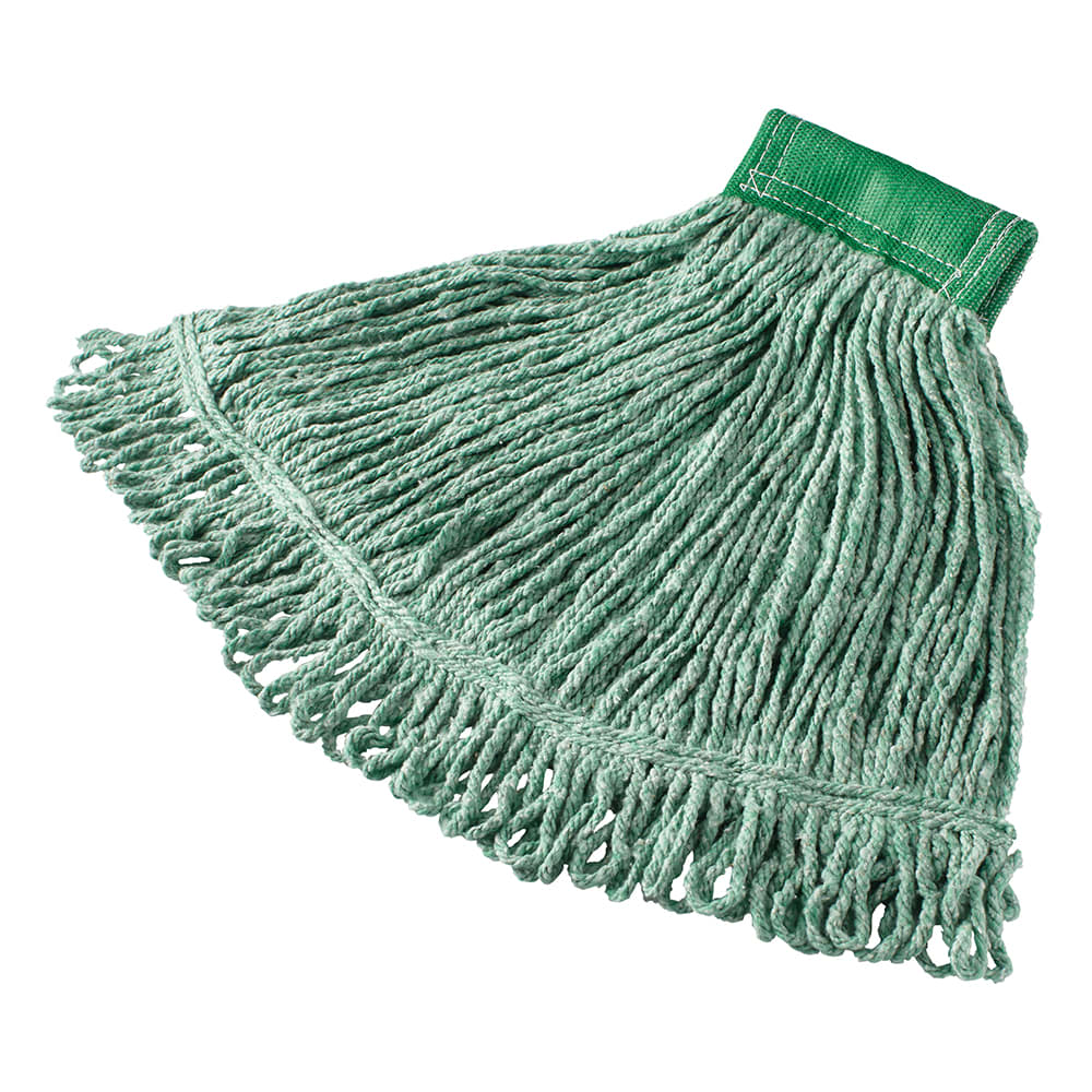 Rubbermaid FGD25206GR00 Medium Super Stitch® Mop Head - 4 Ply Cotton ...