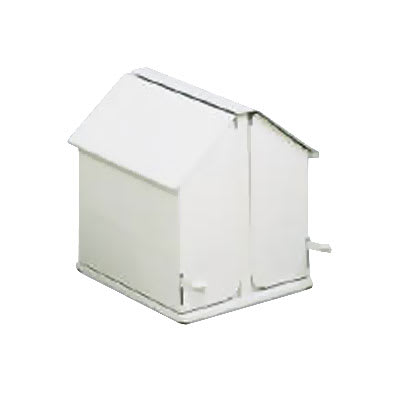 Rubbermaid FG13 Double Stall Sanitary Napkin Receptacle - Floor Model, White
