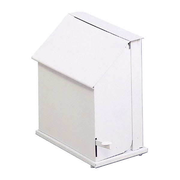 Rubbermaid FG135 Single Stall Sanitary Napkin Receptacle - Floor Model, White