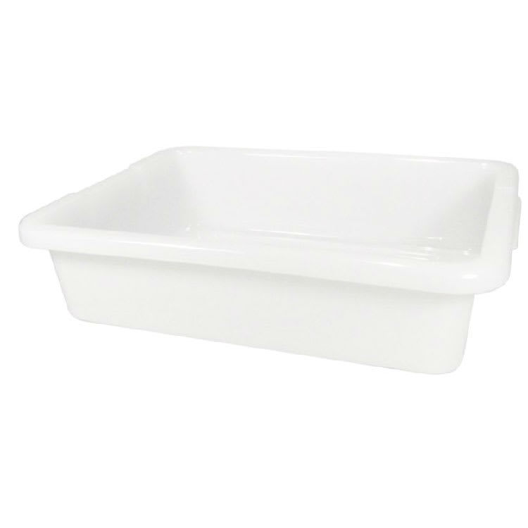 Rubbermaid FG334992WHT Bus/Utility Box - (Bulk Pack) 20x15x5" White