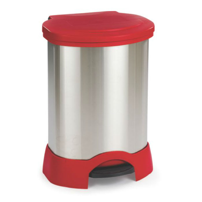Rubbermaid Fg614787 Red 30 Gal Step On Container Heavy Duty 007 Fg614787red Jpg