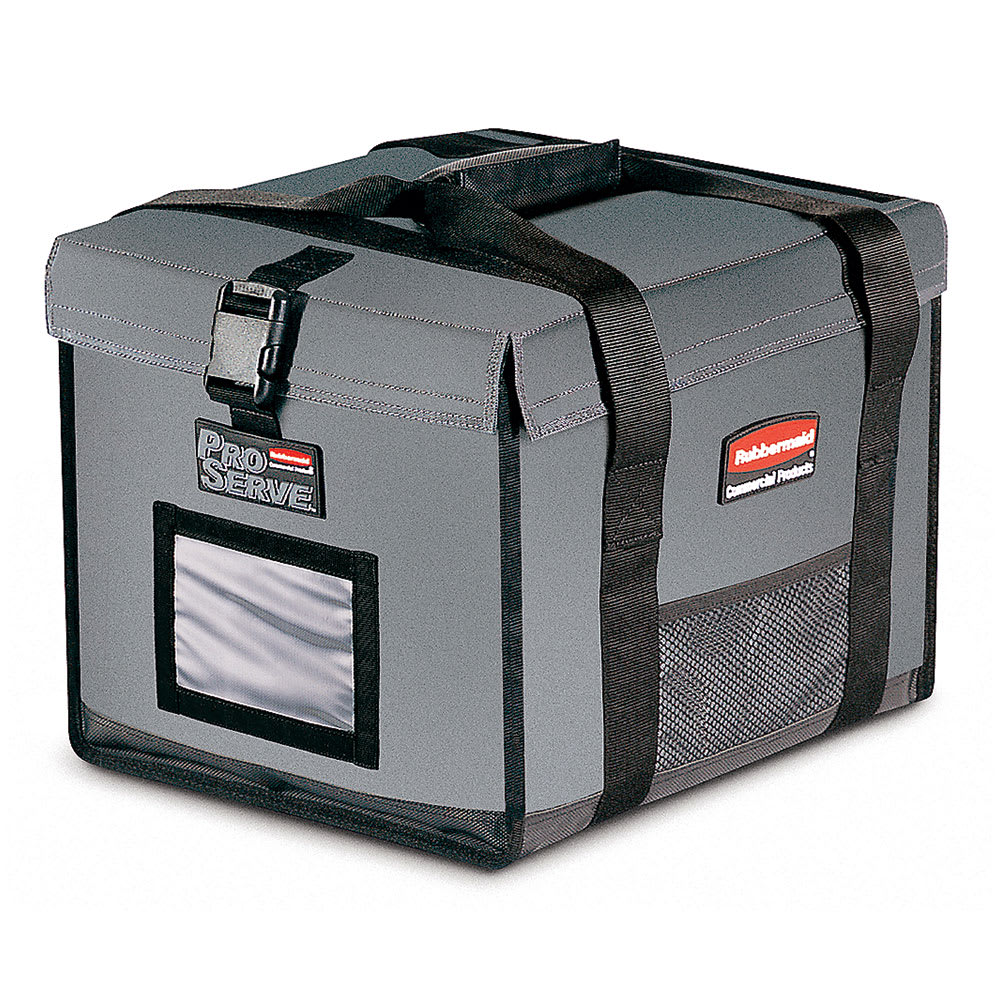 Rubbermaid FG9F1500CGRAY ProServe Insulated Carrier - 19x16-3/4x15", Cool Gray