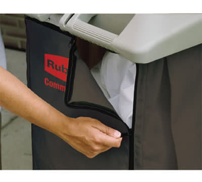 Rubbermaid FG9T0400 BRN Canvas Linen Accessory Bag, Brown