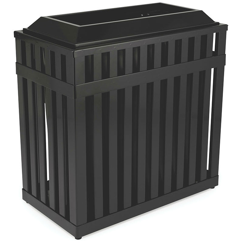 36 Gal Outdoor Decorative Trash Can, Outdoor Decorative Garbage Cans