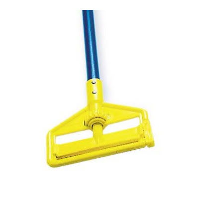 Rubbermaid FGH135000000 54" Invader Wet Mop Handle - 1" Headbands, Vinyl/Yellow