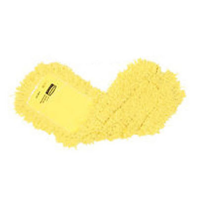 Rubbermaid FGJ25500YL00 Dust Mop - 36x5" Twisted Loop, Slip-On/Slip-Through Backing, Yellow