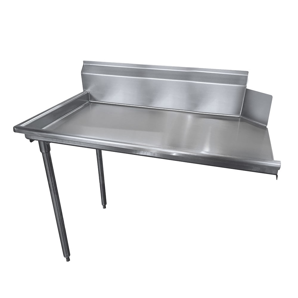 Advance Tabco DTC-S70-24L Clean Straight Design Dishtable - R-L Operation, Stainless Legs, 24x30x34