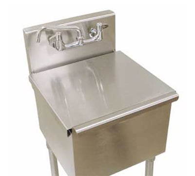 Advance Tabco Lrsc 2424re Stainless Cover For 6 41 24re Laundry Sink 24x24 Bowl