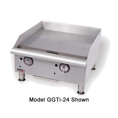 APW GGT-36I 36" Gas Griddle - Thermostatic, 1" Steel Plate, NG