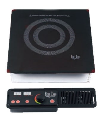 Bon Chef 12083 Drop-In Commercial Induction Cooktop w/ (1) Burner, 110v