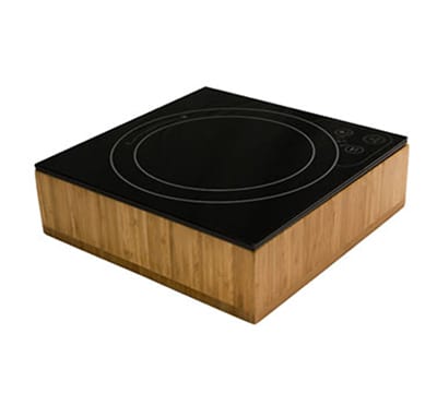 Bon Chef 12086BOX 11 7/8'' Square Induction Range Box for 12086, Bamboo