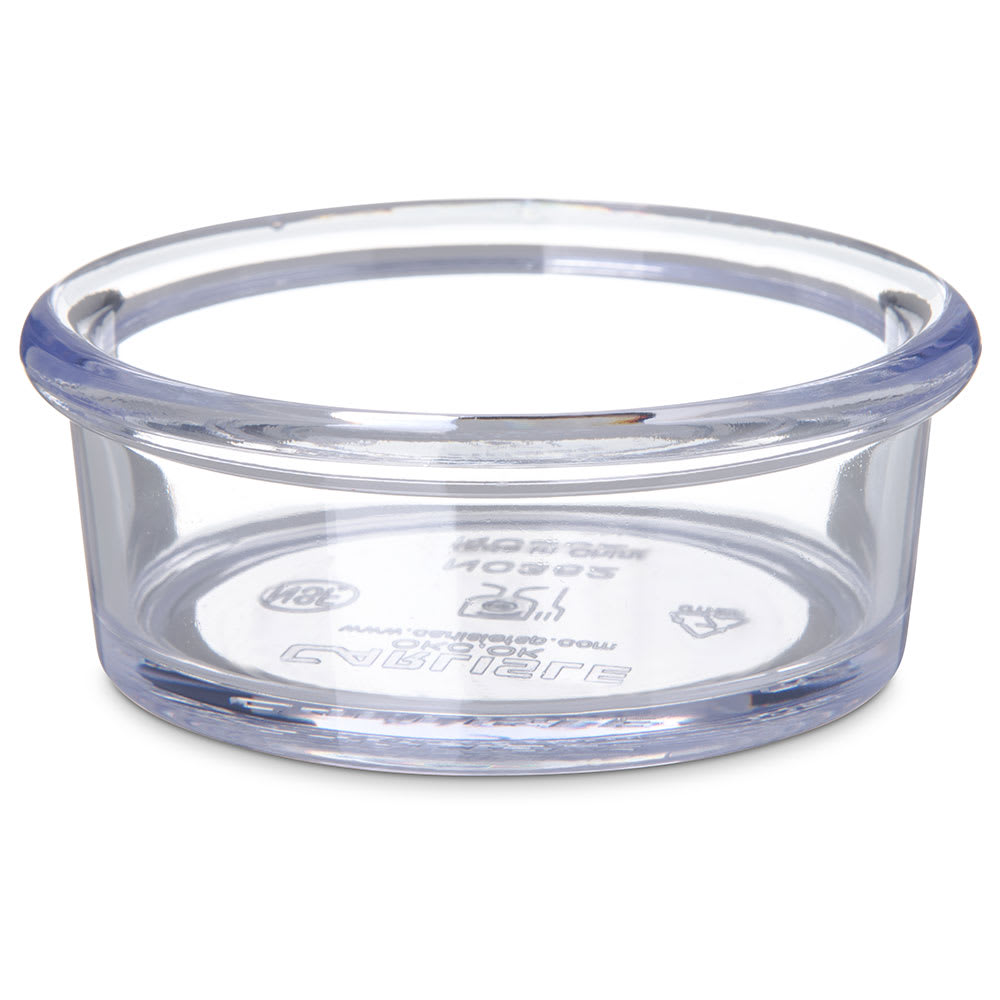 Carlisle 036207 2 1/2 oz Ramekin Plastic, Clear