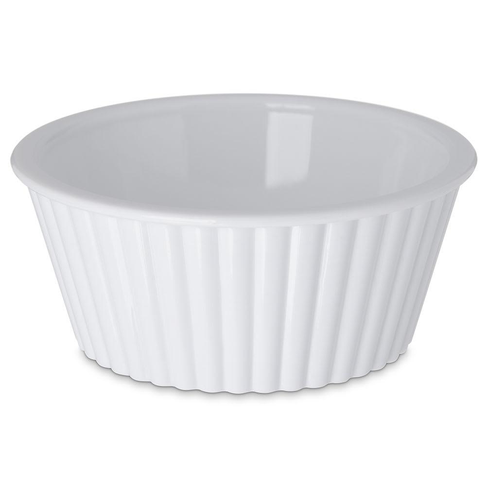 Carlisle 084502 4-1/2-oz Fluted Ramekin - White