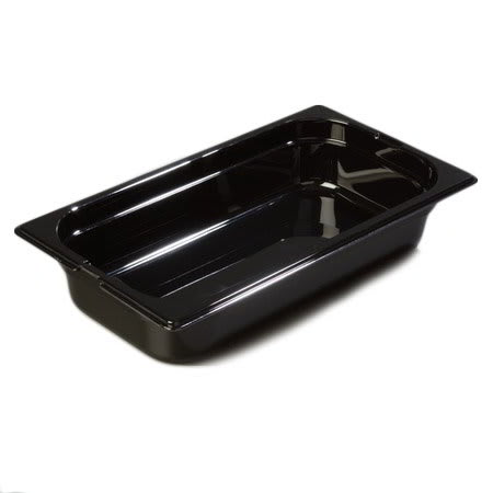 Carlisle 1026003 1/3 Size Food Pan - 2-1/2"D, Black