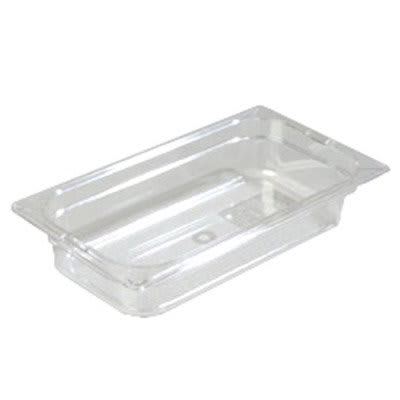 Carlisle 10260-807 1/3 Size Food Pan - 2-1/2"D, (3/Pk) Clear
