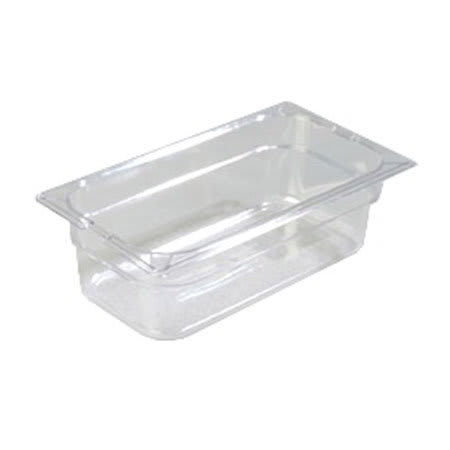 Carlisle 10261-807 1/3 Size Food Pan - 4"D, (3/Pk) Clear