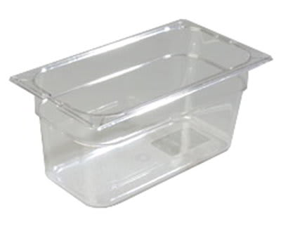 Carlisle 10262-807 1/3 Size Food Pan - 6"D, (3/Pk) Clear