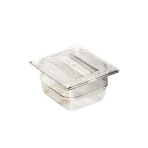 Carlisle 1030007 1/6 Size Food Pan - 2-1/2"D, Clear