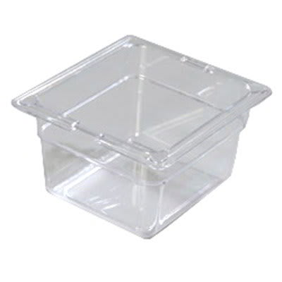 Carlisle 10301-807 1/6 Size Food Pan - 4"D, (3/Pk) Clear