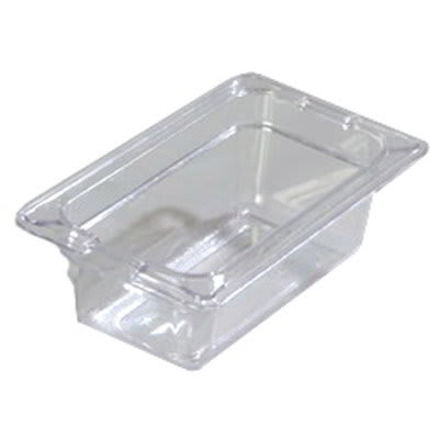 Carlisle 10320-807 1/9 Size Food Pan - 2-1/2"D, (3/Pk) Clear
