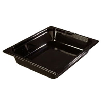 Carlisle 1042003 High Heat Half Size Food Pan - 2-1/2"D, Black