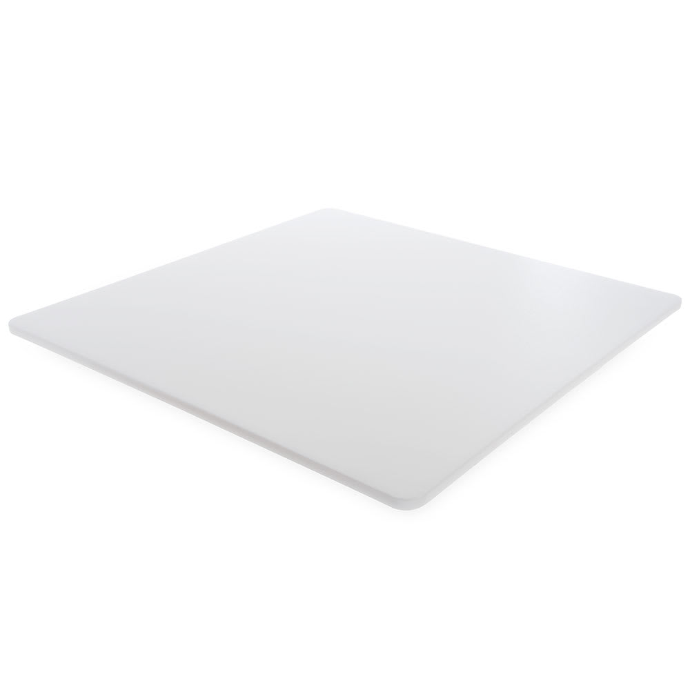 Carlisle 1089702 Poly Cutting Board - 24x24x1/2" White