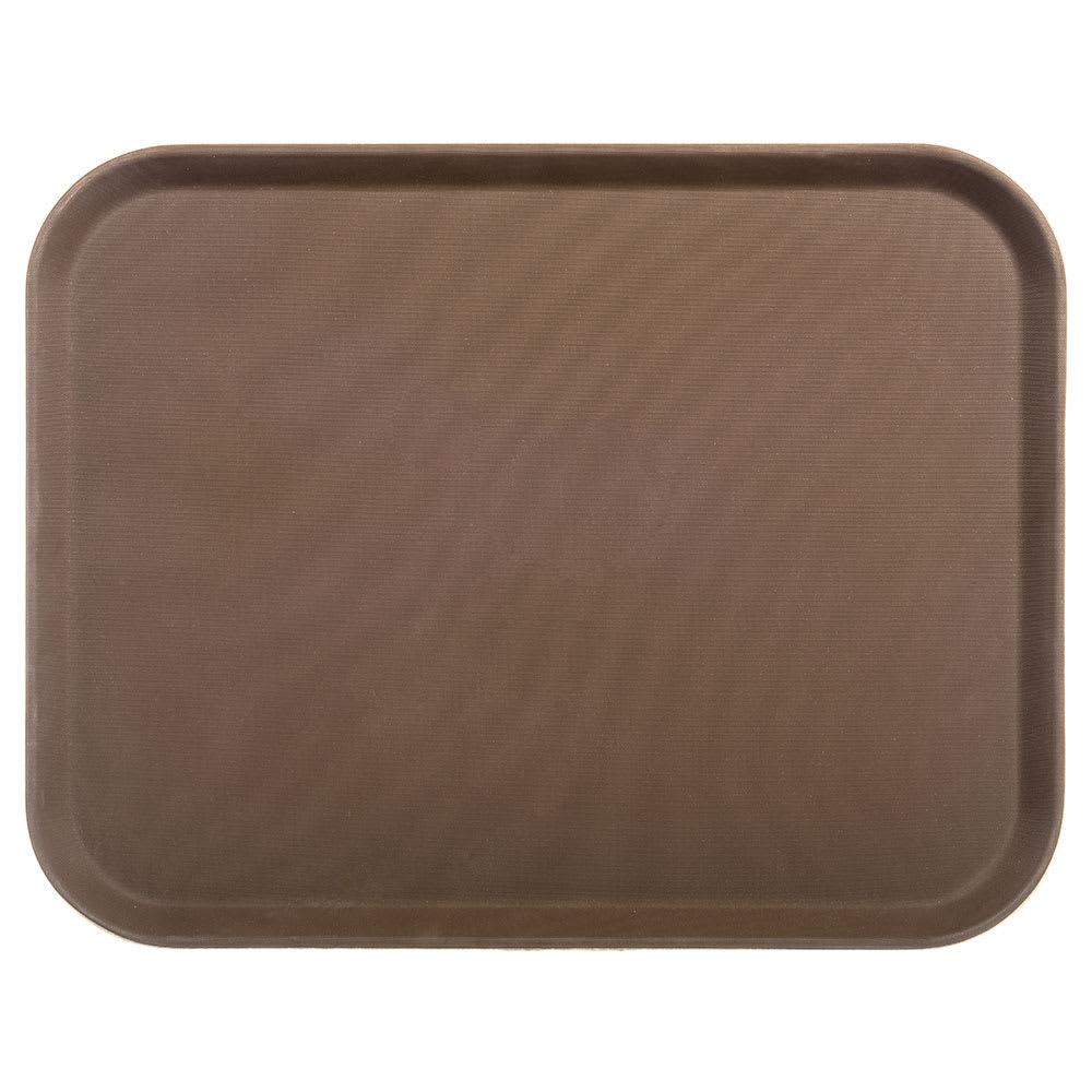 Carlisle 1814GR076 Rectangular Serving Tray - 18x14" Tan