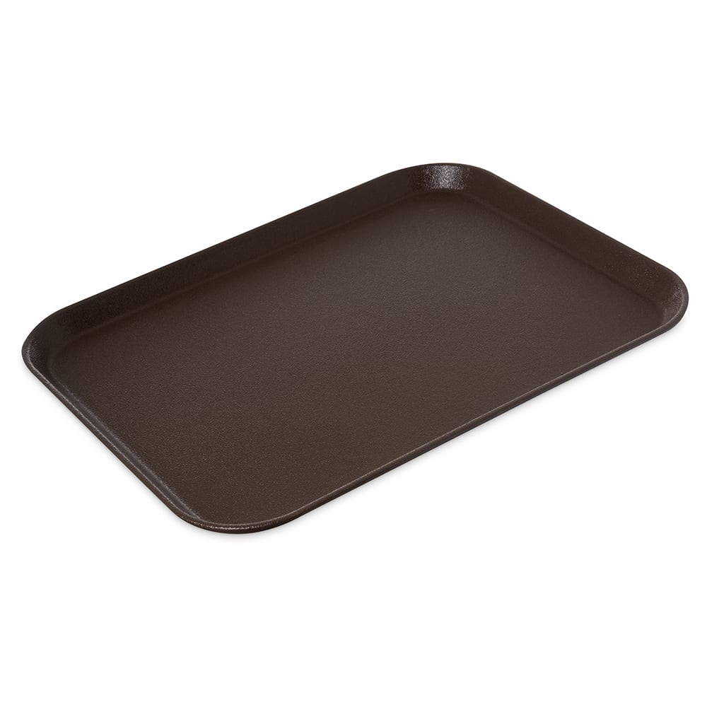 Carlisle 1814GR2076 Rectangular Griptite™ 2 Serving Tray, Brown