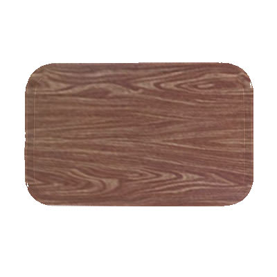 Carlisle 2618WFGQ063 Rectangular Glasteel™ Display/Bakery Tray, Pecan
