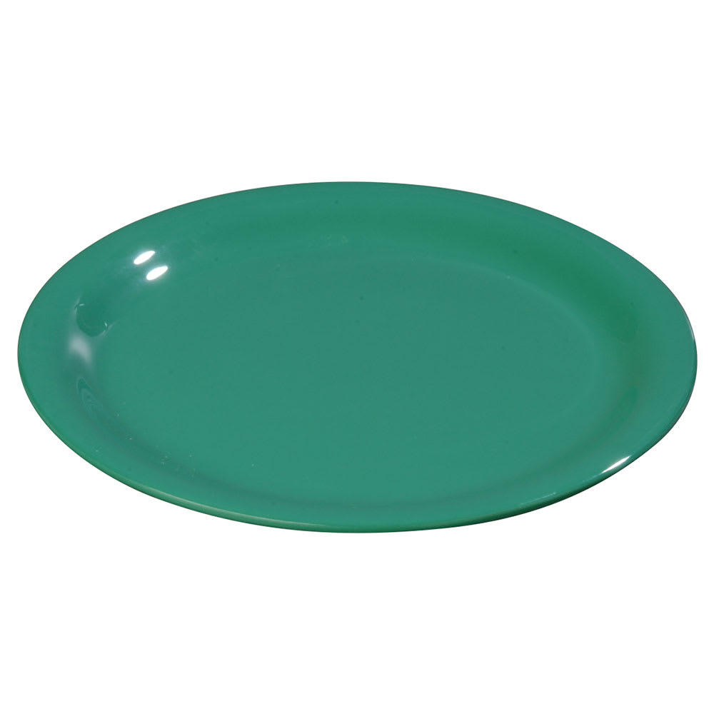 Carlisle 3302409 12" Sierrus Dinner Plate - Wide Rim, Melamine, Meadow Green