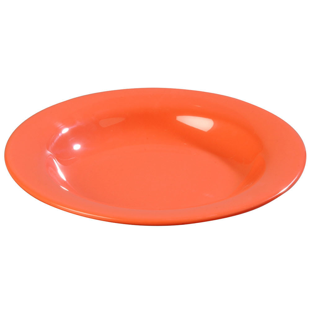 Carlisle 3303452 13-oz Sierrus Pasta/Soup/Salad Bowl - Melamine, Sunset Orange
