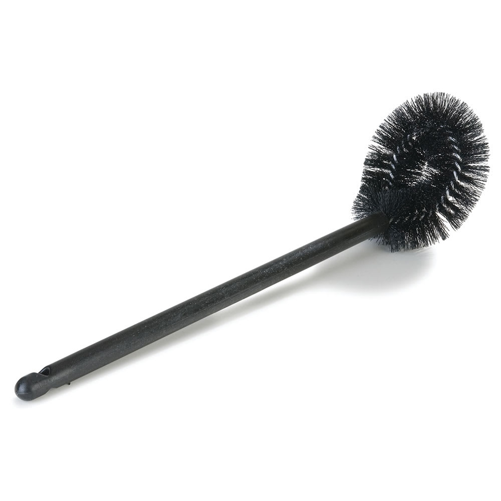black bristle toilet brush