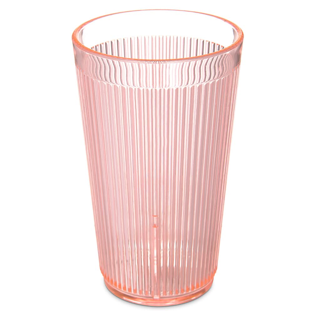 Carlisle 403352 12-oz RimGlow Tumbler - Polycarbonate, Sunset Orange