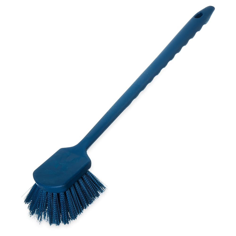 Carlisle 40501C14 20" Scrub Brush w/ Soft Polyester Bristles, Blue