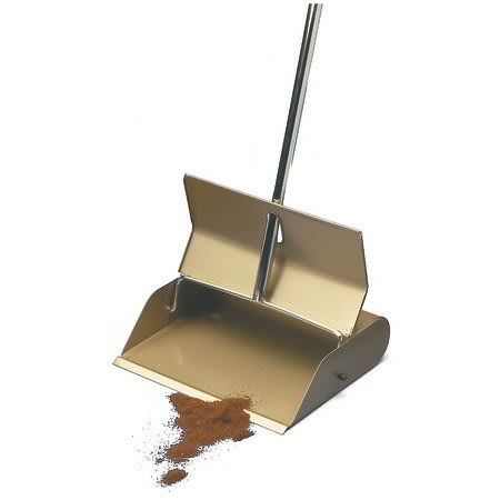 Carlisle 4066300 Lobby Dust Pan w/ Steel Handle