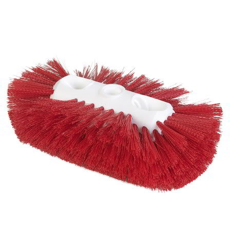 Carlisle 4117705 Jumbo Tank/Kettle Brush w/ Polyester Bristles, Red