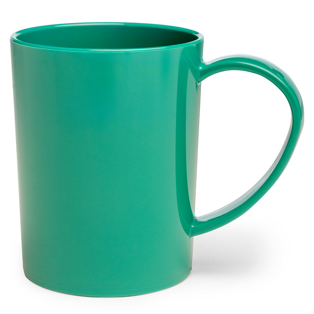 Carlisle 4306609 8 oz Plastic Mug  Green 